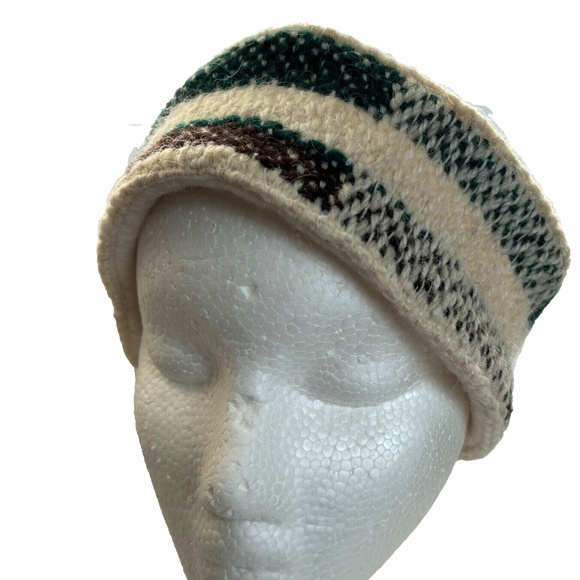 Barefoot Handweaving Winter Headband Ear Covering Cotton Wool Made in Canada - Picture 2 of 8